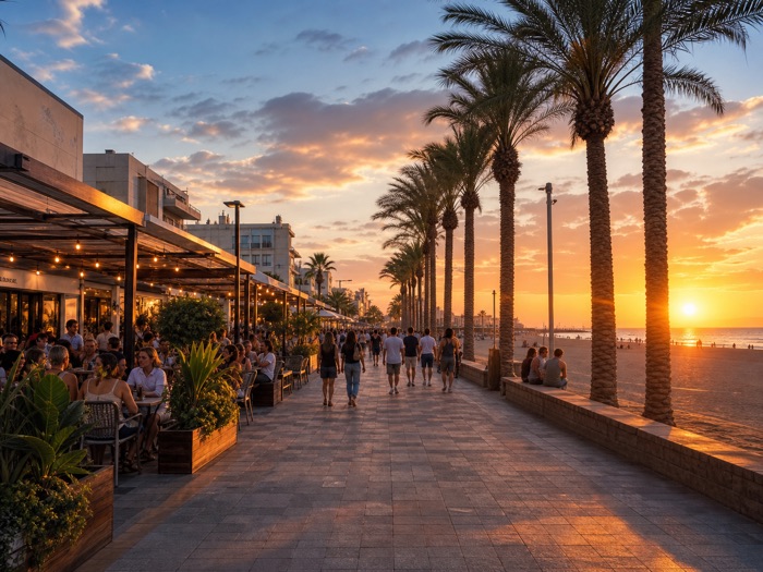 Playa de Valencia con restaurantes para ver fútbol y deporte